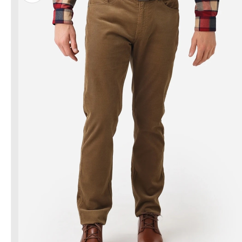 Peter Millar Men's Tan/brown Corduroy Pants